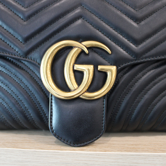 Gucci Marmont Flap Leather Crossbody bag